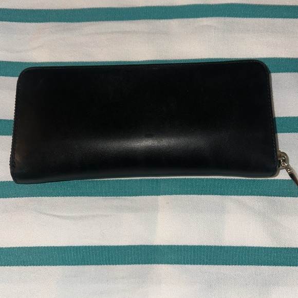 COACH Black Leather Wallet.zip around - Picture 6 of 14